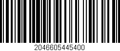 Código de barras (EAN, GTIN, SKU, ISBN): '2046605445400'