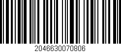 Código de barras (EAN, GTIN, SKU, ISBN): '2046630070806'