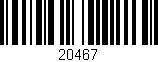 Código de barras (EAN, GTIN, SKU, ISBN): '20467'