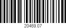 Código de barras (EAN, GTIN, SKU, ISBN): '20469.07'