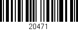 Código de barras (EAN, GTIN, SKU, ISBN): '20471'