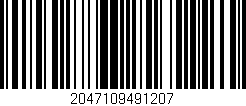 Código de barras (EAN, GTIN, SKU, ISBN): '2047109491207'