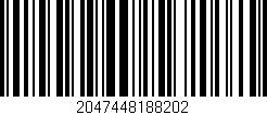 Código de barras (EAN, GTIN, SKU, ISBN): '2047448188202'