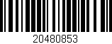 Código de barras (EAN, GTIN, SKU, ISBN): '20480853'