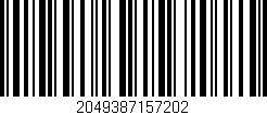 Código de barras (EAN, GTIN, SKU, ISBN): '2049387157202'