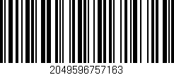 Código de barras (EAN, GTIN, SKU, ISBN): '2049596757163'