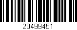 Código de barras (EAN, GTIN, SKU, ISBN): '20499451'