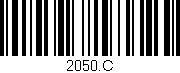 Código de barras (EAN, GTIN, SKU, ISBN): '2050.C'