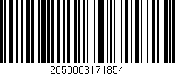 Código de barras (EAN, GTIN, SKU, ISBN): '2050003171854'