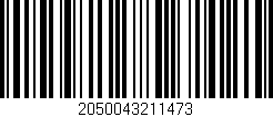 Código de barras (EAN, GTIN, SKU, ISBN): '2050043211473'