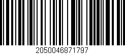 Código de barras (EAN, GTIN, SKU, ISBN): '2050046871797'