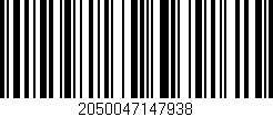 Código de barras (EAN, GTIN, SKU, ISBN): '2050047147938'