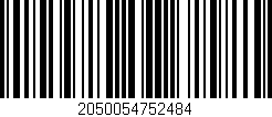 Código de barras (EAN, GTIN, SKU, ISBN): '2050054752484'