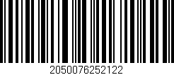 Código de barras (EAN, GTIN, SKU, ISBN): '2050076252122'