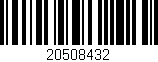 Código de barras (EAN, GTIN, SKU, ISBN): '20508432'