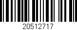 Código de barras (EAN, GTIN, SKU, ISBN): '20512717'