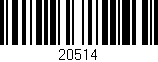 Código de barras (EAN, GTIN, SKU, ISBN): '20514'