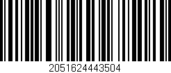 Código de barras (EAN, GTIN, SKU, ISBN): '2051624443504'