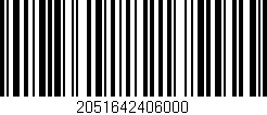 Código de barras (EAN, GTIN, SKU, ISBN): '2051642406000'