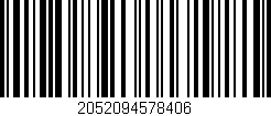 Código de barras (EAN, GTIN, SKU, ISBN): '2052094578406'