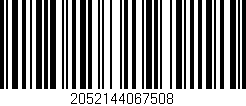 Código de barras (EAN, GTIN, SKU, ISBN): '2052144067508'
