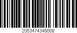 Código de barras (EAN, GTIN, SKU, ISBN): '2053474348008'