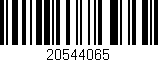 Código de barras (EAN, GTIN, SKU, ISBN): '20544065'