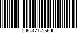 Código de barras (EAN, GTIN, SKU, ISBN): '2054471425600'
