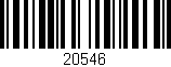 Código de barras (EAN, GTIN, SKU, ISBN): '20546'