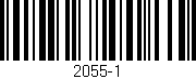 Código de barras (EAN, GTIN, SKU, ISBN): '2055-1'