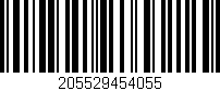 Código de barras (EAN, GTIN, SKU, ISBN): '205529454055'