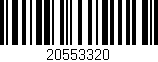 Código de barras (EAN, GTIN, SKU, ISBN): '20553320'