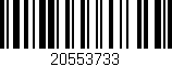 Código de barras (EAN, GTIN, SKU, ISBN): '20553733'