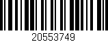 Código de barras (EAN, GTIN, SKU, ISBN): '20553749'
