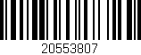 Código de barras (EAN, GTIN, SKU, ISBN): '20553807'