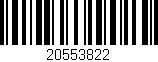 Código de barras (EAN, GTIN, SKU, ISBN): '20553822'