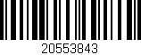 Código de barras (EAN, GTIN, SKU, ISBN): '20553843'