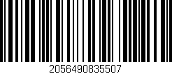 Código de barras (EAN, GTIN, SKU, ISBN): '2056490835507'