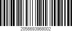 Código de barras (EAN, GTIN, SKU, ISBN): '2056693968002'