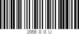 Código de barras (EAN, GTIN, SKU, ISBN): '2056_0_0_U'