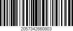 Código de barras (EAN, GTIN, SKU, ISBN): '2057342660803'