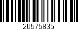 Código de barras (EAN, GTIN, SKU, ISBN): '20575835'