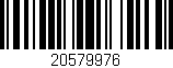 Código de barras (EAN, GTIN, SKU, ISBN): '20579976'