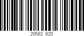Código de barras (EAN, GTIN, SKU, ISBN): '20582/620'