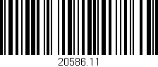 Código de barras (EAN, GTIN, SKU, ISBN): '20586.11'
