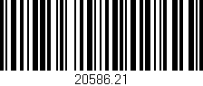 Código de barras (EAN, GTIN, SKU, ISBN): '20586.21'
