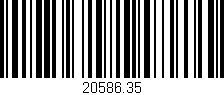 Código de barras (EAN, GTIN, SKU, ISBN): '20586.35'
