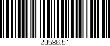 Código de barras (EAN, GTIN, SKU, ISBN): '20586.51'