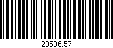 Código de barras (EAN, GTIN, SKU, ISBN): '20586.57'