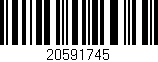 Código de barras (EAN, GTIN, SKU, ISBN): '20591745'